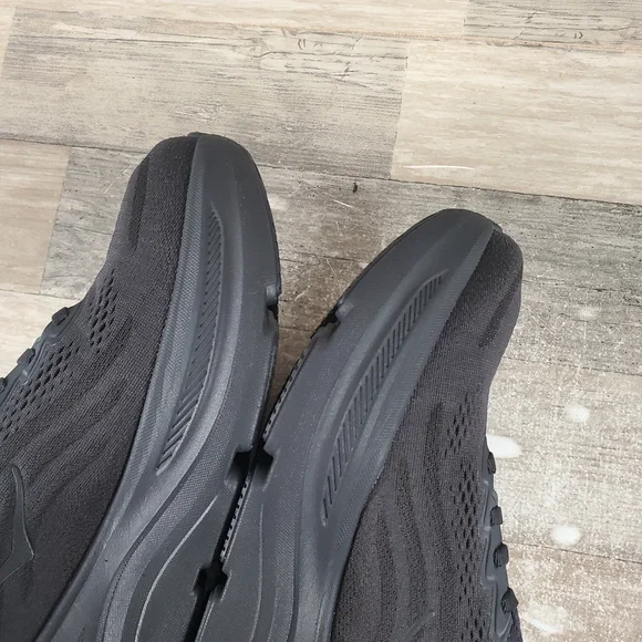 Hoka One One Bondi 9 Shoes Mens Size 10.5 Triple Black 1162011-BBLC NEW NWOB - Picture 8 of 14